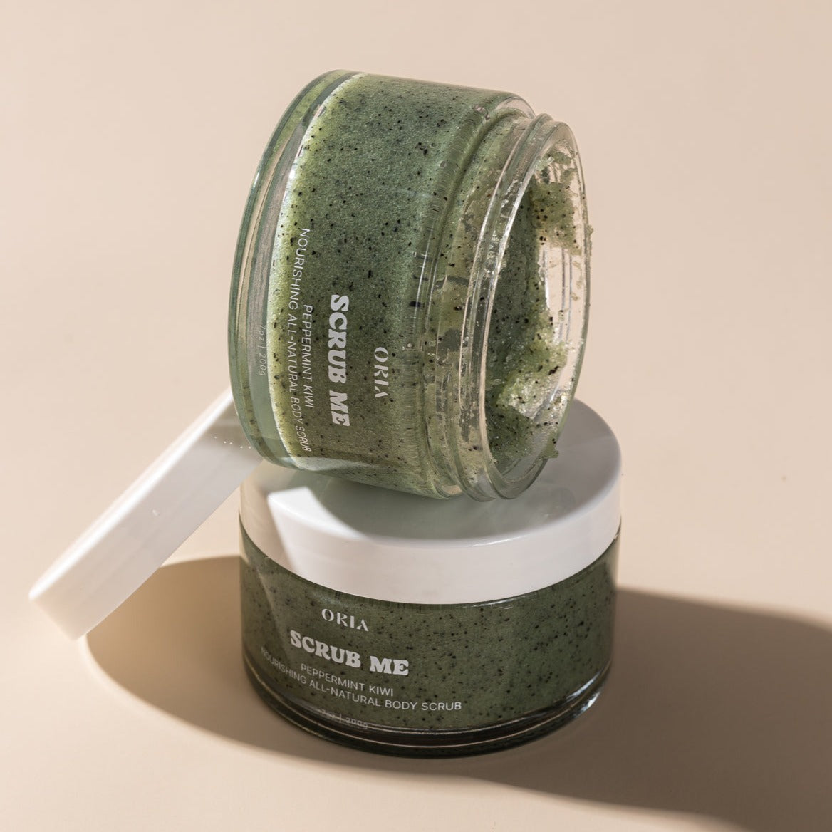 SCRUB ME PEPPERMINT & KIWI BODY SCRUB